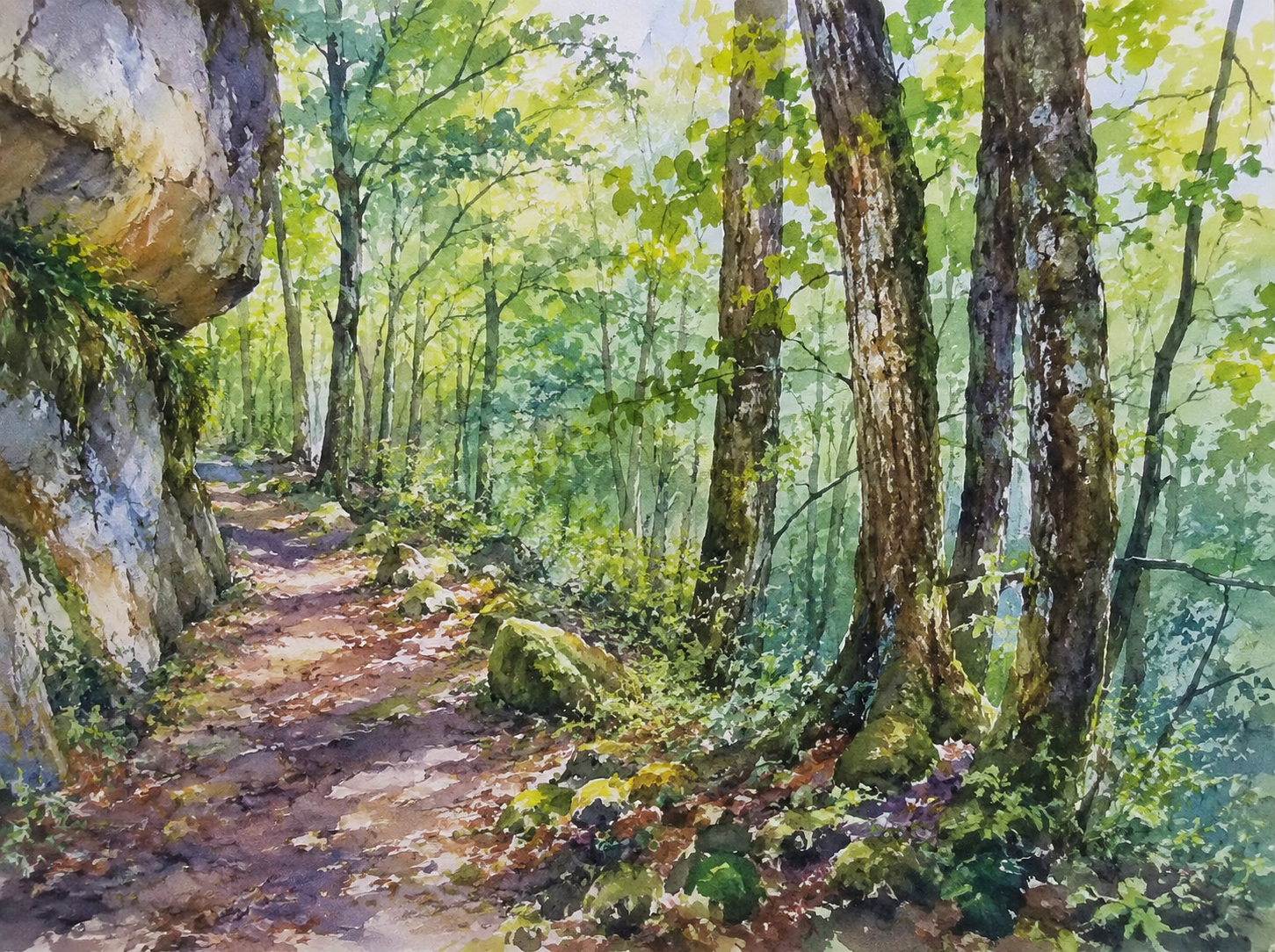Ambiance carnet de voyage pour un stage en Périgord