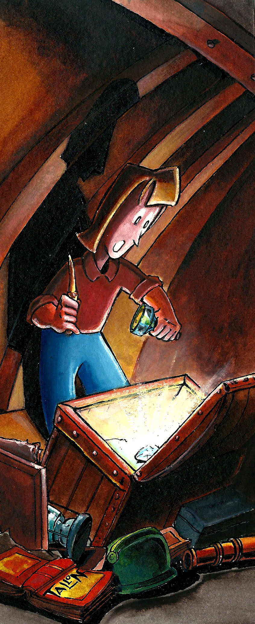 Travaux de stages BD et aquarelle à l’atelier