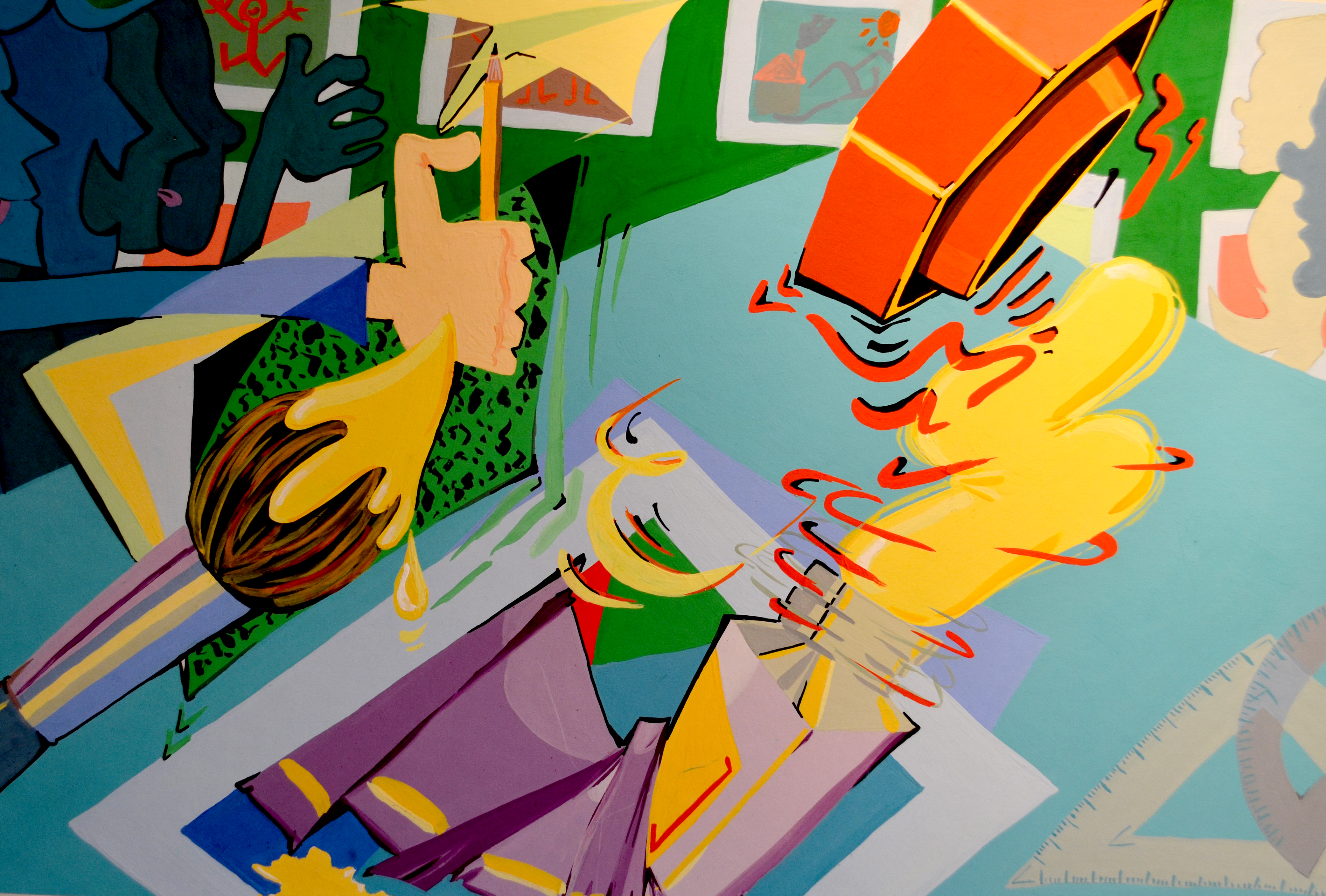 Composition en couleur