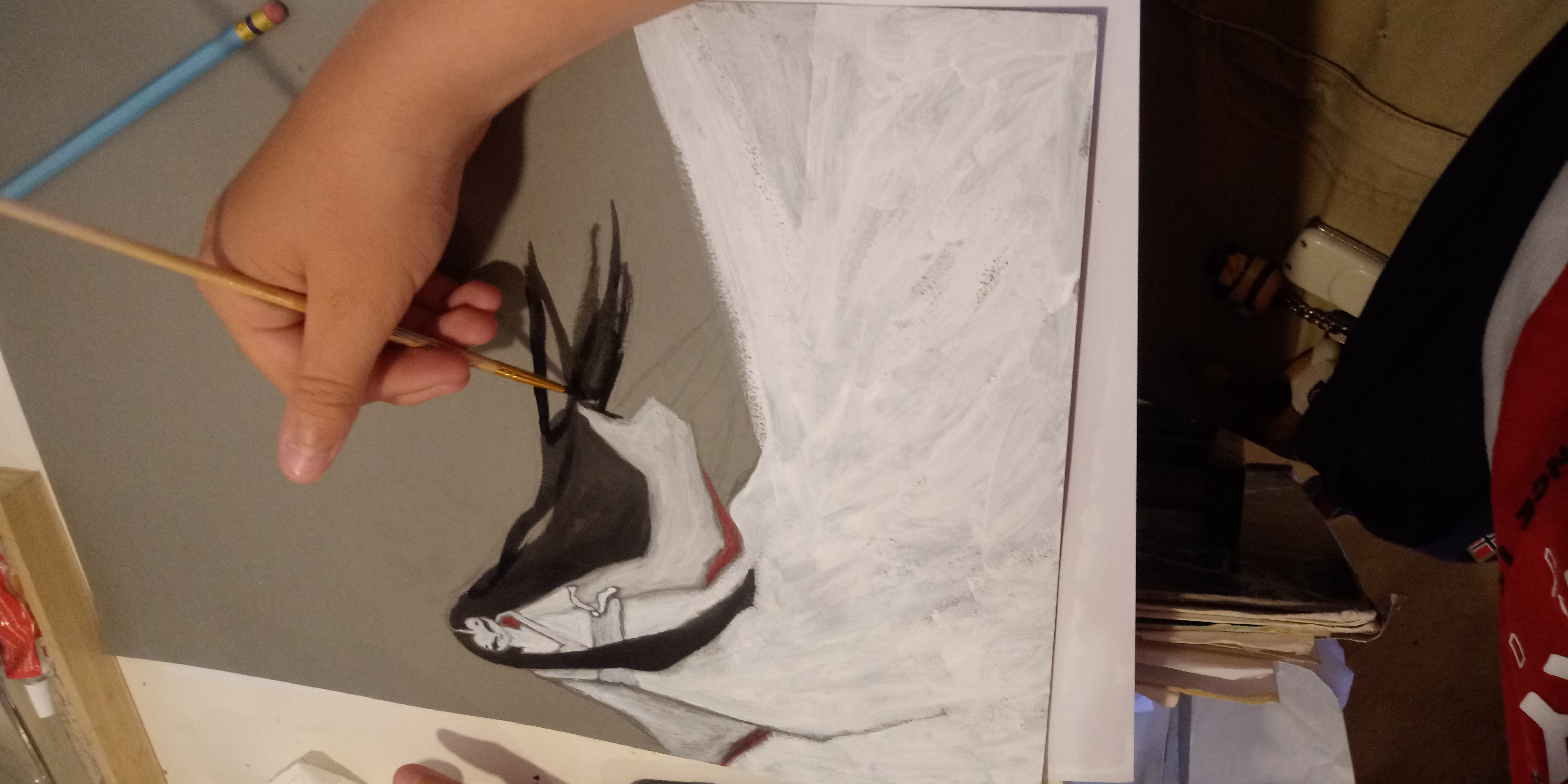 Travail d’élève en dessin 11