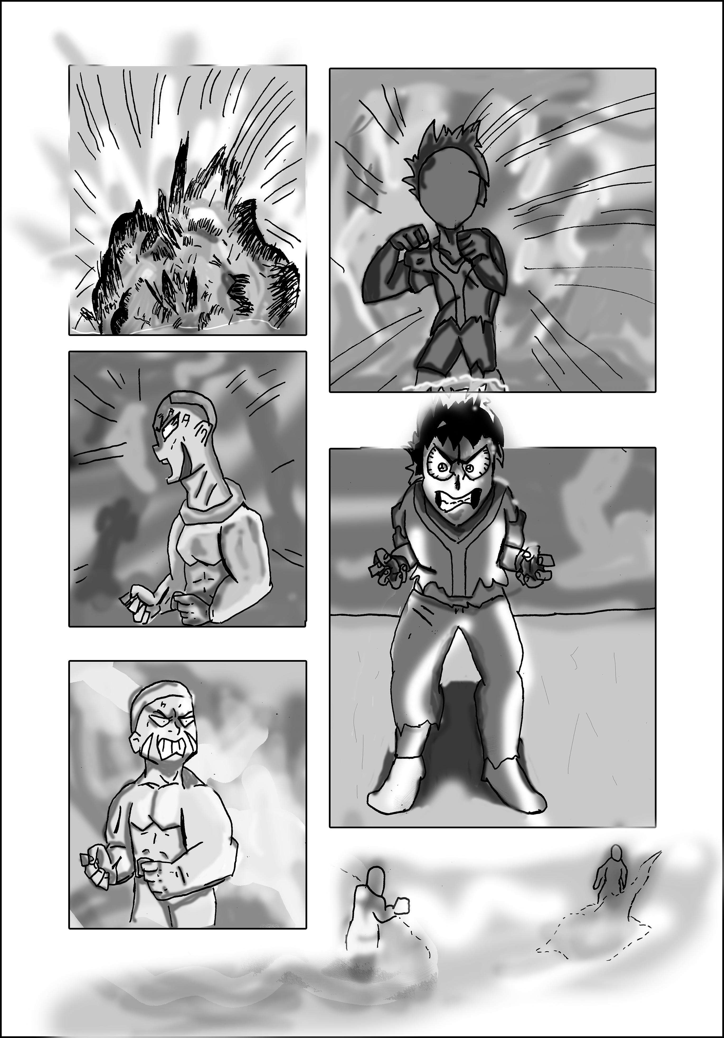 Travail d’élève en dessin 3