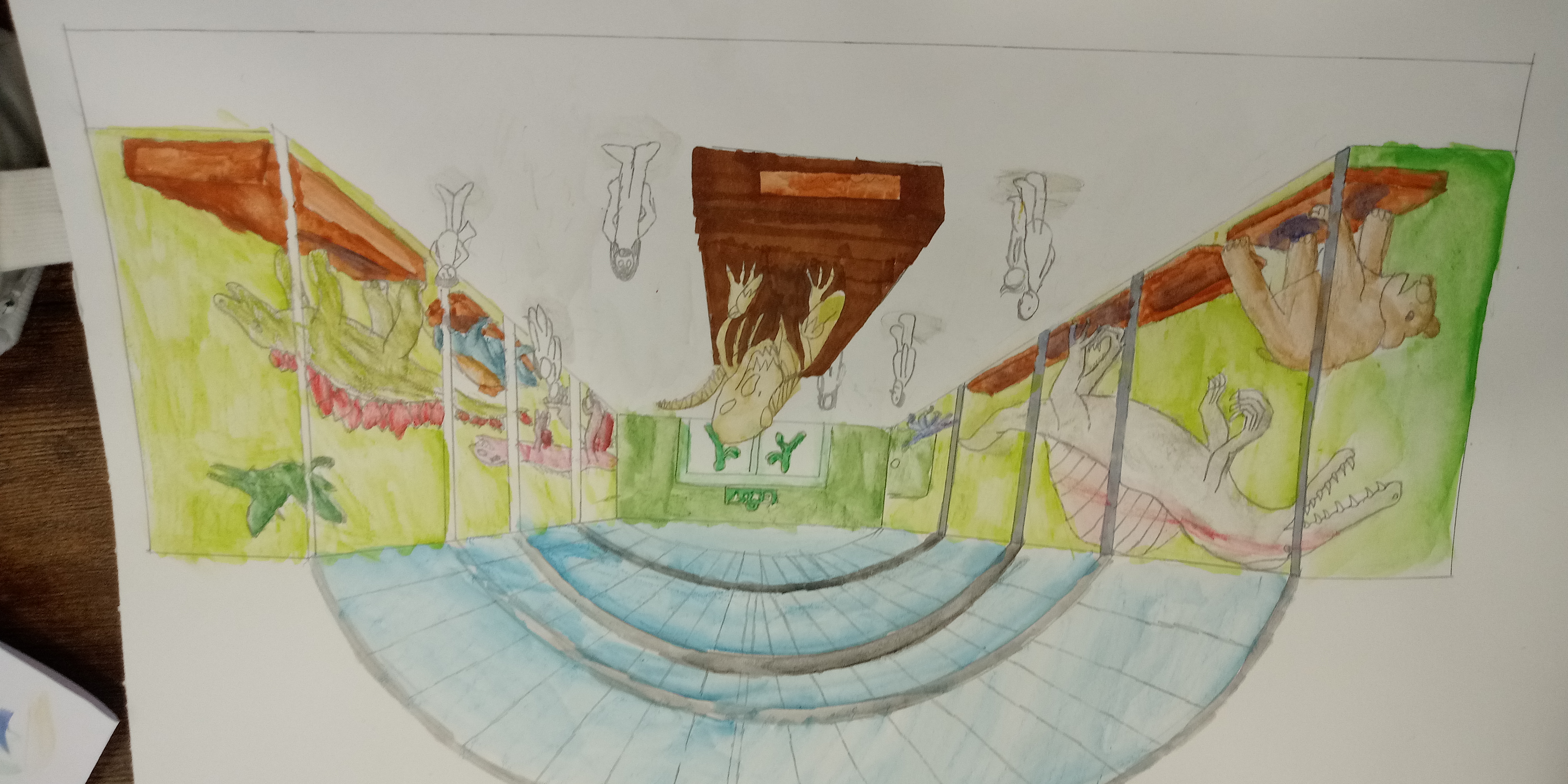 Travail d’élève en dessin 9