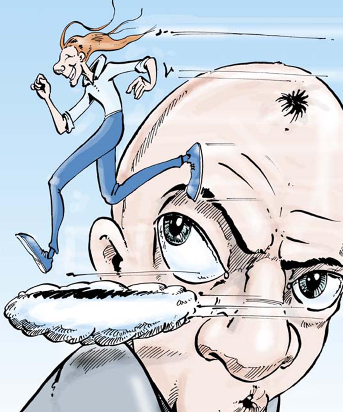 Illustration de bande dessinée réalisée à l’atelier