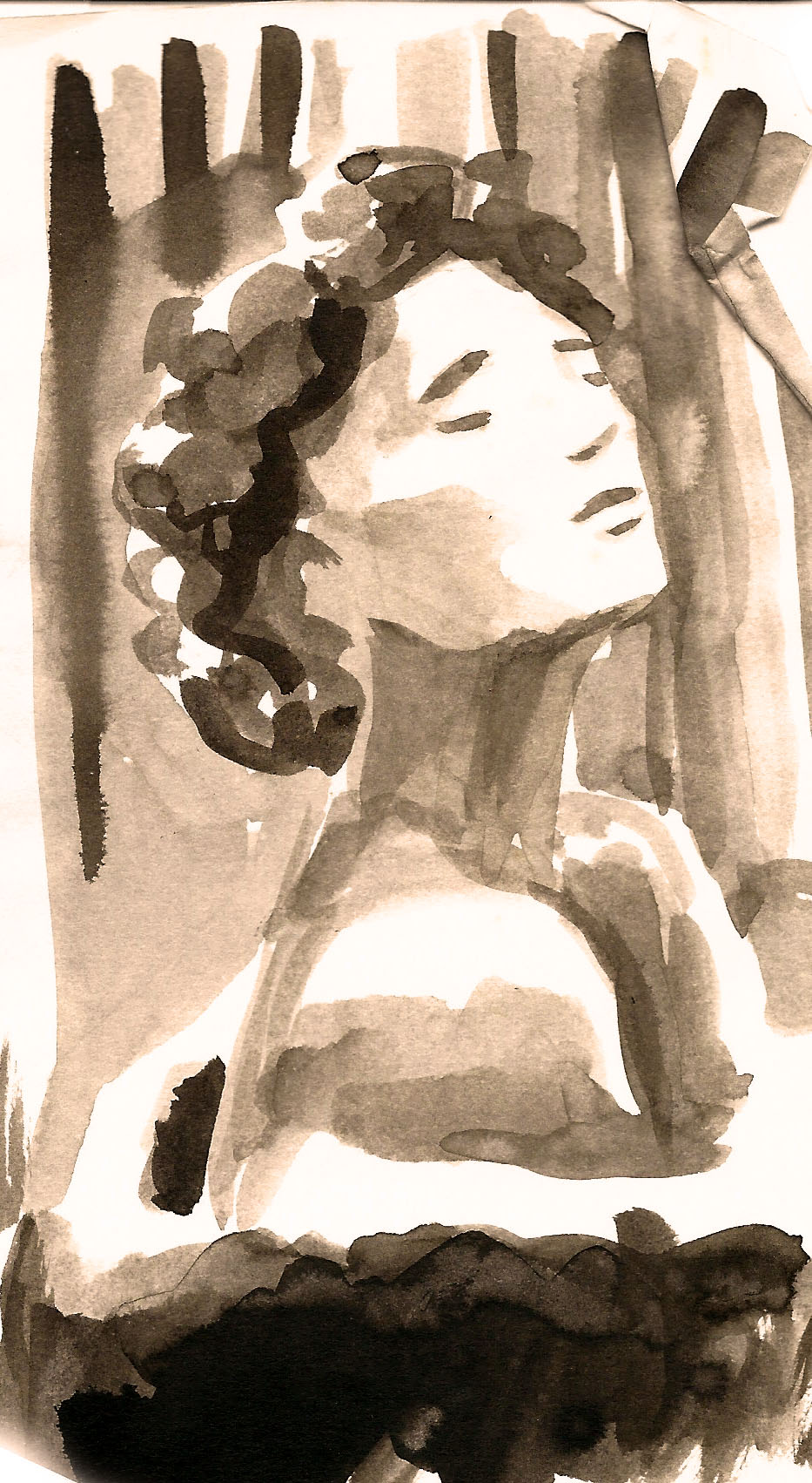 Aquarelle et dessin sur le vif lors d’une journée de stage